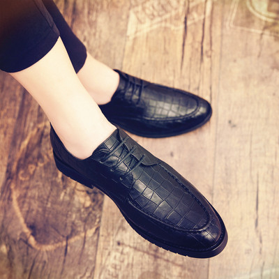 Muške kožne cipele - sa vezicama u dvije boje