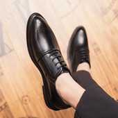 Öko bőrből készült férfi cipő fűzős hivatalos modell