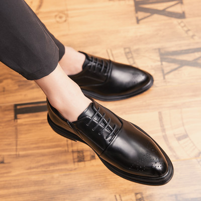 Öko bőrből készült férfi cipő fűzős hivatalos modell