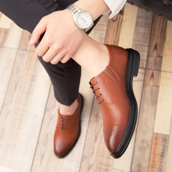 Öko bőrből készült férfi cipő fűzős hivatalos modell