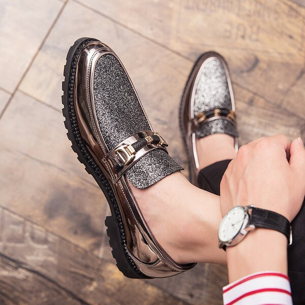 Modes vīriešu apavi ar biezu dibenu