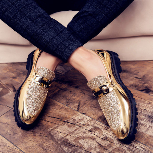 Modes vīriešu apavi ar biezu dibenu