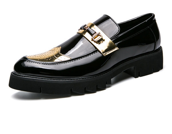 Ανδρικά επίσημα παπούτσια με μεταλλικά στοιχεία