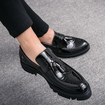Мъжки обувки с остър връх официален модел
