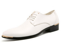 Moderne muške kožne cipele s vezicama - tri boje