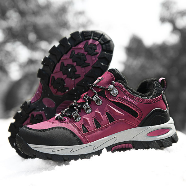 Зимни спортни маратонки с връзки неплъзгащи се