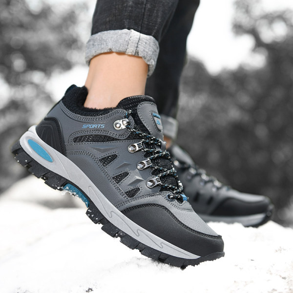 Зимни спортни маратонки с връзки неплъзгащи се