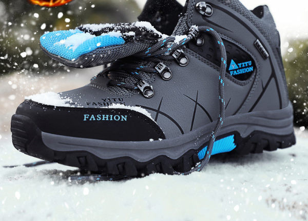 Ikdienas pārgājienu zābaki ar augstu zoli