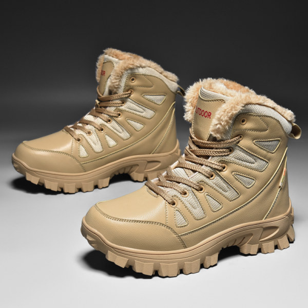 Ziemas pārgājienu zābaki ar dūnu oderi