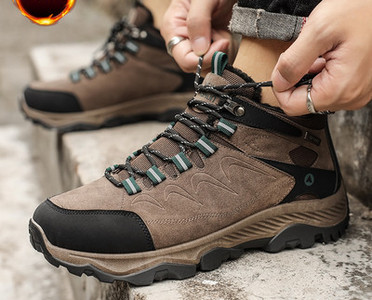 Vīriešu pārgājienu zābaki ar oderi