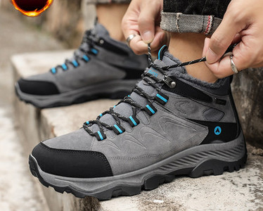 Vīriešu pārgājienu zābaki ar oderi