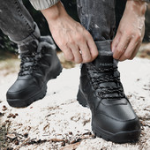 Vīriešu pārgājienu apavi ar šņorēm