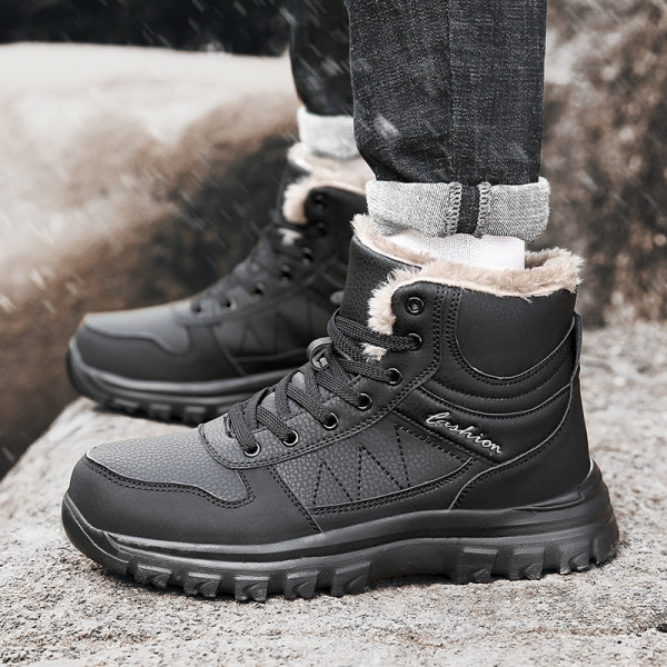 Ανδρικά χειμωνιάτικα παπούτσια με φόδρα σε τρία χρώματα