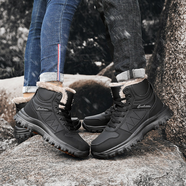 Ανδρικά χειμωνιάτικα παπούτσια με φόδρα σε τρία χρώματα