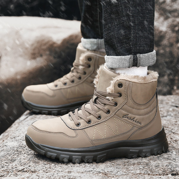 Ανδρικά χειμωνιάτικα παπούτσια με φόδρα σε τρία χρώματα