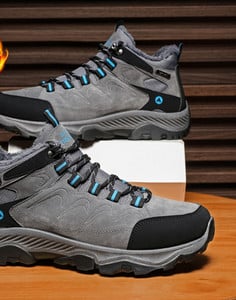 Új modell férfi téli cipő eco velúrból fűzős