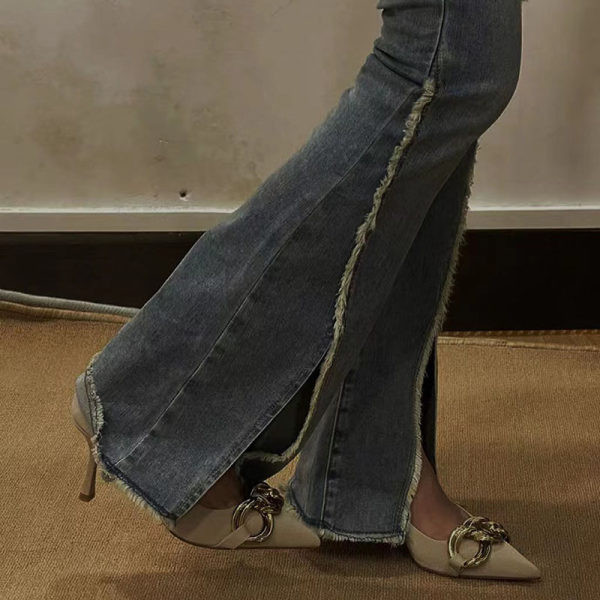 Modern női hegyes cipő 8 cm magas sarokkal