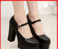 Moderne ženske cipele na visoku četvrtastu petu 11 cm