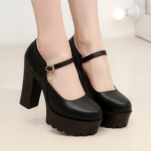 Moderne ženske cipele na visoku četvrtastu petu 11 cm