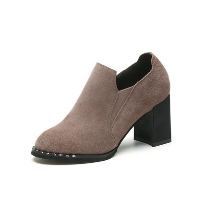 Sieviešu ikdienas kvadrātveida papēža kurpes 7cm papēdis