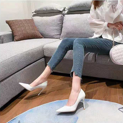 Elegantas sieviešu smailas kurpes ar augstu 10cm papēdi