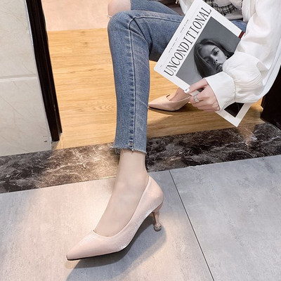 Ženske elegantne cipele na petu u četiri boje