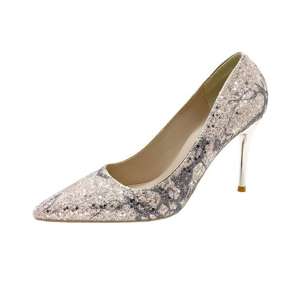 Sieviešu modernas smailas kurpes ar augstu plānu papēdi 8cm