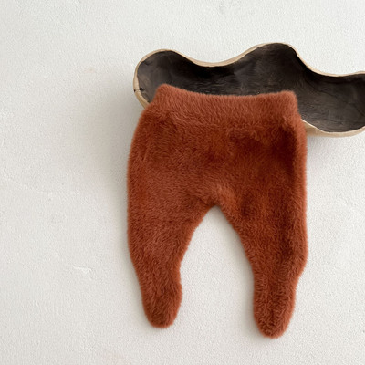 Zīdaiņu flīsa legingi, vienas krāsas modelis