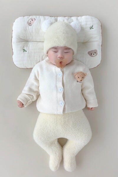 Zīdaiņu flīsa legingi, vienas krāsas modelis