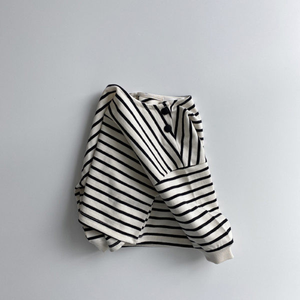 Bērnu ziemas blūzes svītrains raksts