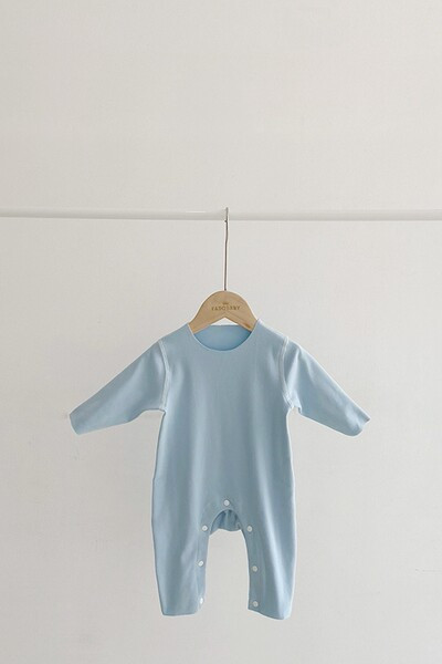 Ikdienas bērnu bodijs ar garām piedurknēm — vairākas krāsas