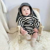 Bērnu kombinezons ar garām piedurknēm svītrains