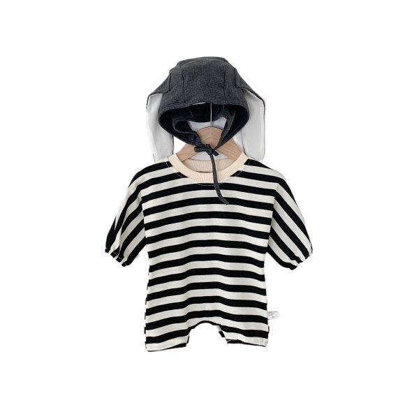 Bērnu kombinezons ar garām piedurknēm svītrains