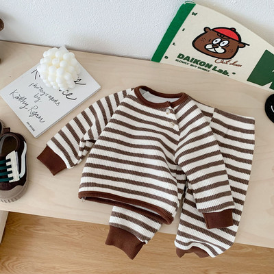 Csíkos baba kétrészes szett