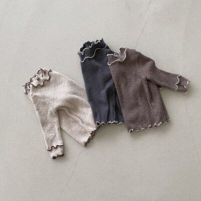 Baba téli blúz magas gallérral