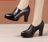 Sieviešu ādas apavi ar rāvējslēdzēju