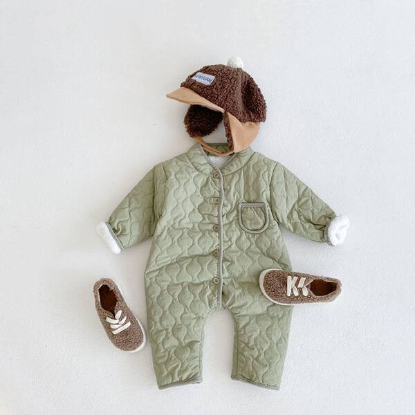 Zīdaiņu flīsa bikses ar pogām