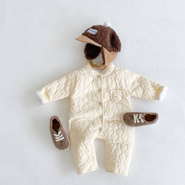 Zīdaiņu flīsa bikses ar pogām