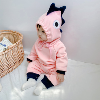 Modes bērnu rombiņas ar kapuci ar 3D elementu