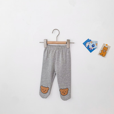 Βρεφικό σετ σε τρία μέρη με κουμπιά και στάμπα αρκούδας