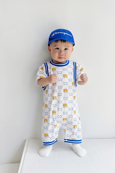 Baba kombiné rövid ujjú, mintával