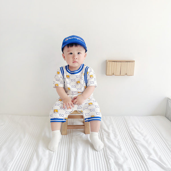 Baba kombiné rövid ujjú, mintával