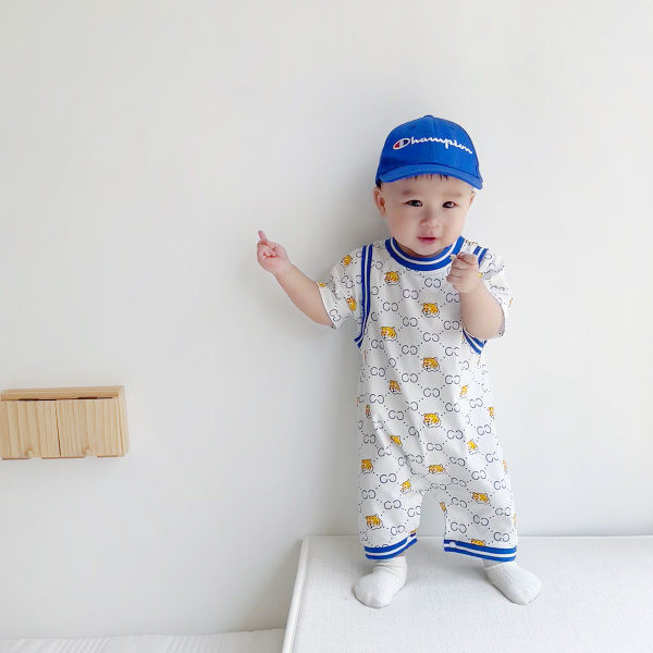 Baba kombiné rövid ujjú, mintával