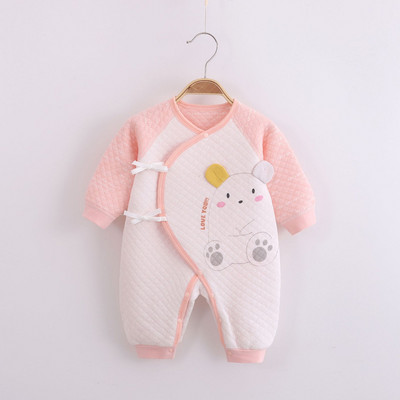 Βρεφική ολόσωμη φόρμα μακρυμάνικη με κουμπιά