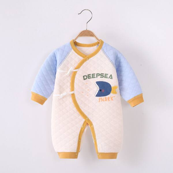 Βρεφική ολόσωμη φόρμα μακρυμάνικη με  κουμπιά