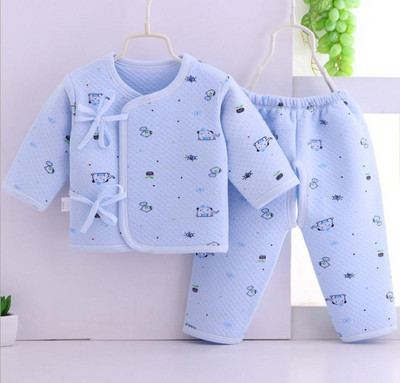 Kūdikio dviejų dalių rinkinys su kaklaraiščiais ir spauda