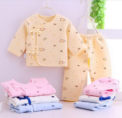 Kūdikio dviejų dalių rinkinys su kaklaraiščiais ir spauda