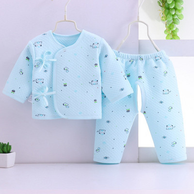 Kūdikio dviejų dalių rinkinys su kaklaraiščiais ir spauda