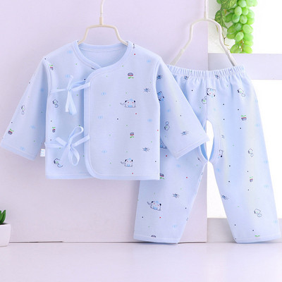 Kūdikio dviejų dalių rinkinys su kaklaraiščiais ir spauda