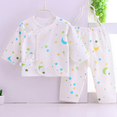 Kūdikio dviejų dalių rinkinys su kaklaraiščiais ir spauda